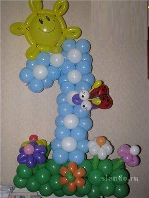 Как из шаров сделать женщину