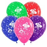 Гелиевые шары № 25 - 130 рублей. Описание: Гелиевые шары с гелием и с обработкой hifloat, с рисунком, надписью, размером 12 дюймов (30-35см).