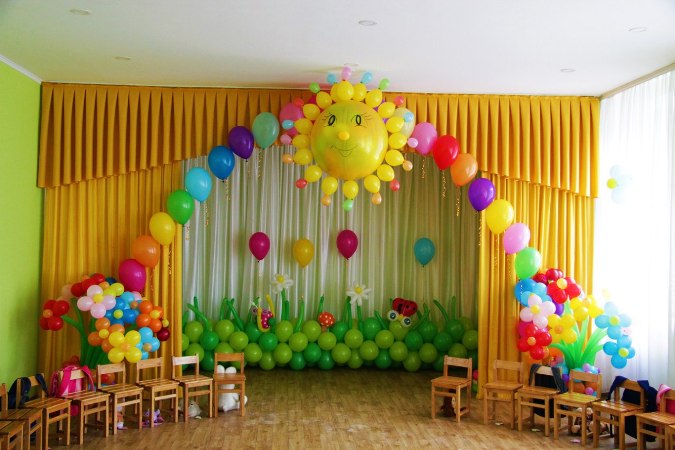 Оформление шарами детский сад №11 (6200 рублей) 