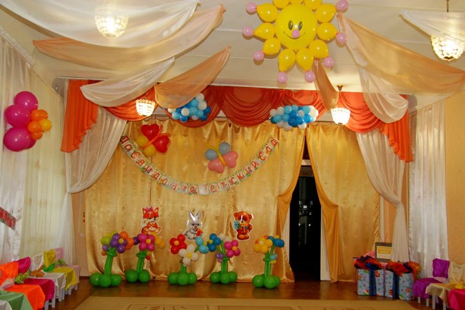Оформление шарами детский сад №12 (3550 рублей)