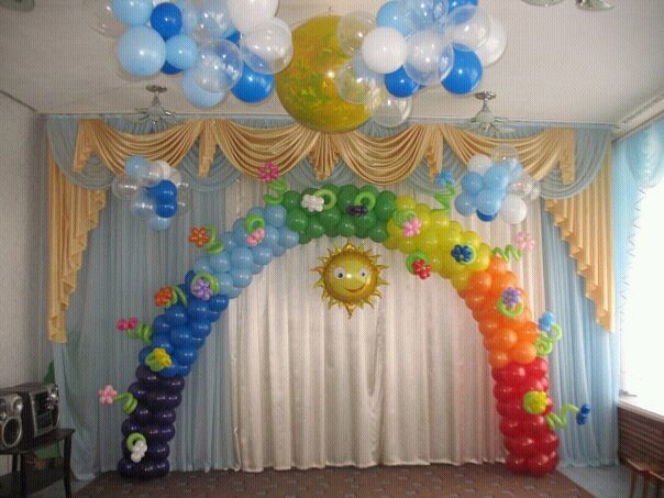 Оформление шарами детский сад №18 (5400 рублей) 