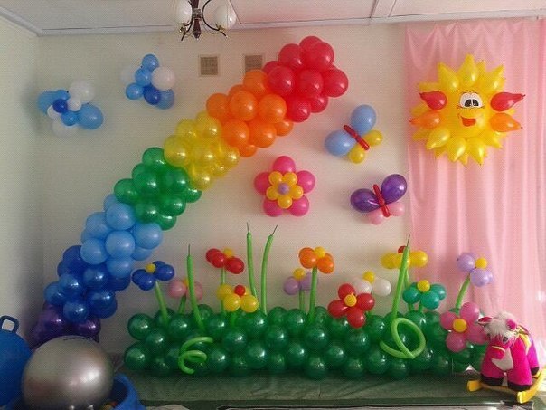 Оформление шарами детский сад №22 (3700 рублей)