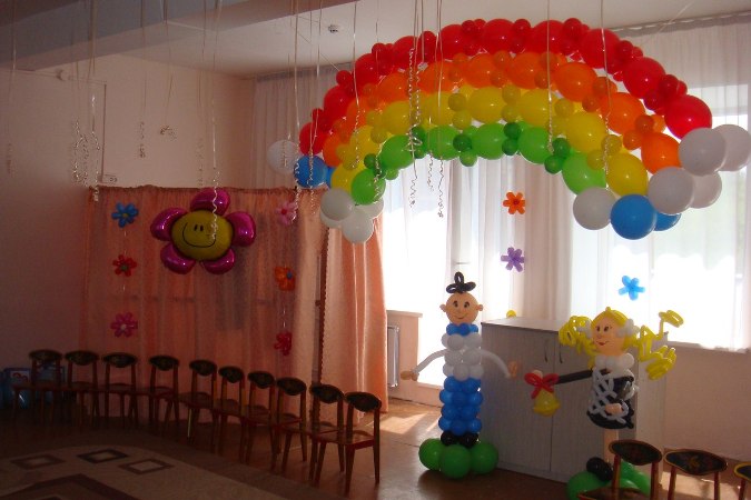 Оформление шарами детский сад №24 (3800 рублей)