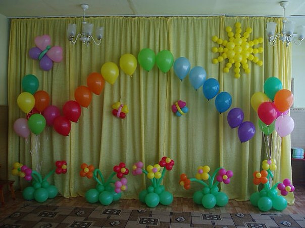 Оформление шарами детский сад №3 (4800 рублей) 