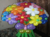 Букет из шаров №2 (1450 рублей) 25 цветочков